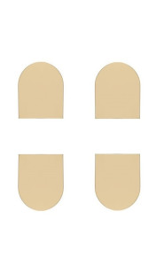 Накладки на скрытую петлю Eclipse 2.2 (золото матовое) E30200.87.23