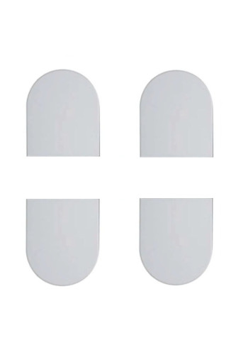 Накладки на скрытую петлю Eclipse 2.2 (матовый хром) E30200.87.34