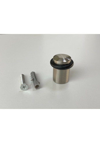 Дверной ограничитель ARCHIE A02H, никель, напольный