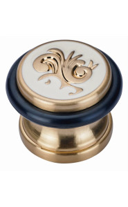 Дверной ограничитель ARCHIE GENESIS G017 S.GOLD, золото матовое, напольный