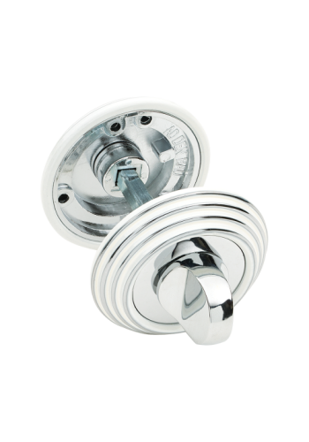 Завёртка сантехническая ADDEN BAU. WC V003 ENAMEL / CHROME (цвет ЭМАЛЬ / ХРОМ БЛЕСТЯЩИЙ)