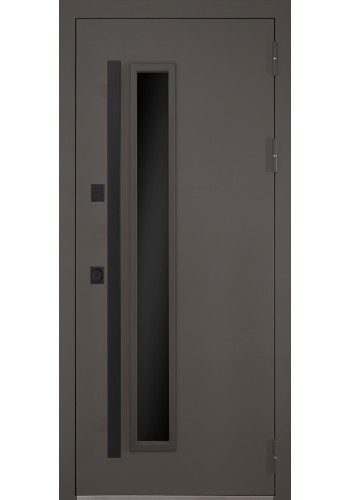 Стальная дверь "Barone" с окном (терморазрыв 3к)