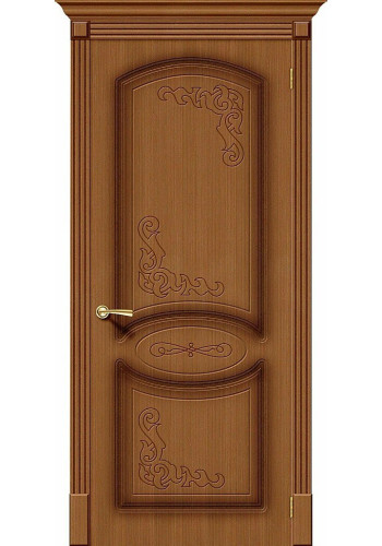 Межкомнатная дверь Азалия, цвет Орех