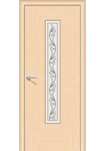 Межкомнатная дверь Рондо, со стеклом, цвет БелДуб Межкомнатная дверь Рондо, со стеклом, цвет БелДуб