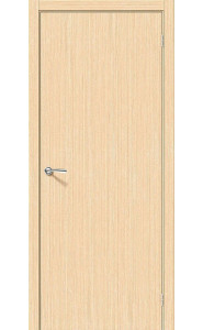 Межкомнатная дверь Соло-0.V, цвет БелДуб