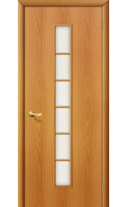 Межкомнатная дверь 2С, со стеклом, цвет МиланОрех