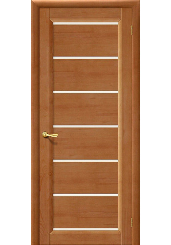 Межкомнатная дверь М2, со стеклом, цвет Светлый Лак