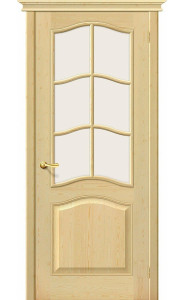 Межкомнатная дверь М7, со стеклом, цвет Без отделки