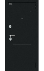 Входная дверь Граффити-1, цвет Букле черное/Slate Art