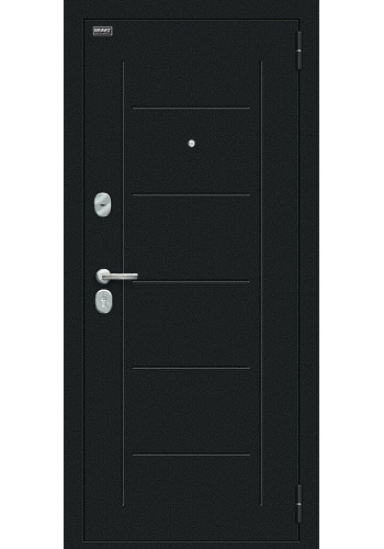 Входная дверь Борн, цвет Букле черное/Bianco Veralinga Входная дверь Борн, цвет Букле черное/Bianco Veralinga