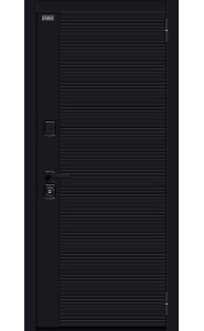 Входная дверь Джет-3 (RBE), цвет Total Black/Snow Melinga