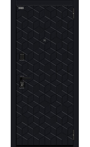 Входная дверь Кьюб (RBE), цвет Total Black/Super White