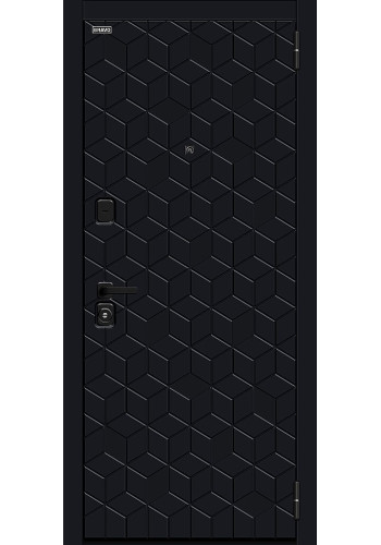Входная дверь Кьюб (RBE), цвет Total Black/Super White Входная дверь Кьюб (RBE), цвет Total Black/Super White