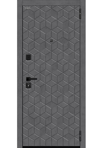 Входная дверь Кьюб (RBE), цвет Slate Art/Snow Art