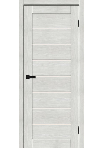 Межкомнатная дверь Браво-22, со стеклом, цвет Bianco Veralinga
