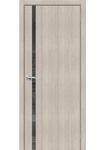 Межкомнатная дверь Браво-1.55, со стеклом, цвет Cappuccino Melinga