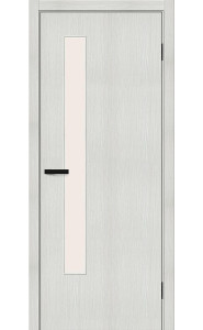Межкомнатная дверь Браво-9, со стеклом, цвет Bianco Veralinga