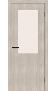 Межкомнатная дверь Браво-7, со стеклом, цвет Cappuccino Melinga Межкомнатная дверь Браво-7, со стеклом, цвет Cappuccino Melinga