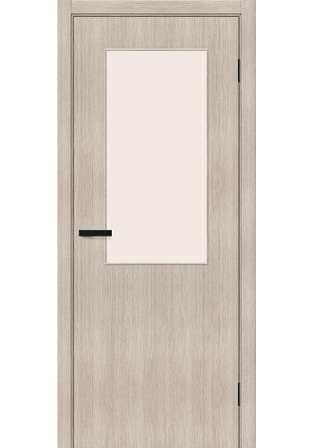 Межкомнатная дверь Браво-7, со стеклом, цвет Cappuccino Melinga