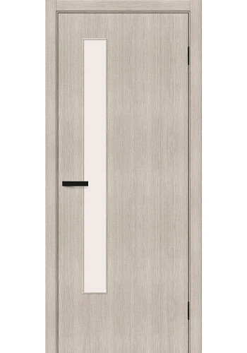 Межкомнатная дверь Браво-9, со стеклом, цвет Cappuccino Melinga