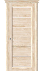 Межкомнатная дверь М2, со стеклом, цвет Без отделки