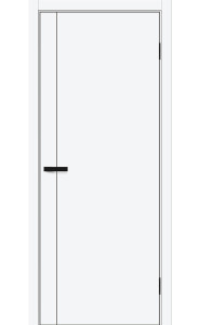 Межкомнатная дверь Браво-0.10 П, цвет White Silk