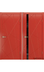 Межкомнатная дверь Fiesta Эмаль красная по RAL