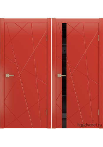 Межкомнатная дверь Fiesta Эмаль красная по RAL