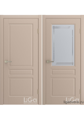 Межкомнатная дверь Belle Эмаль Латте по RAL