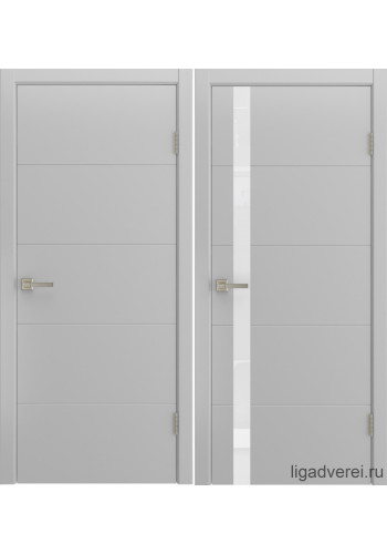 Межкомнатная дверь Barocco Эмаль светло-серая