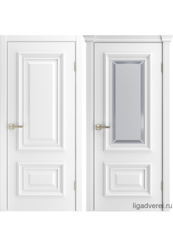 Межкомнатная дверь Diana-2 Эмаль белая