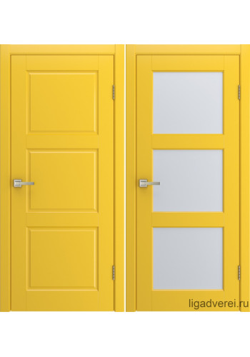 Межкомнатная дверь Rim эмаль желтая по RAL