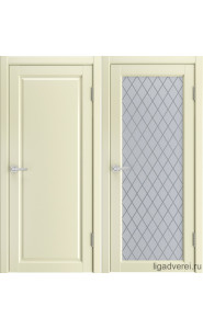 Межкомнатная дверь White эмалит жемчуг