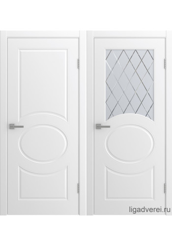 Межкомнатная дверь Olivia эмаль белая