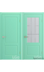 Межкомнатная дверь Tesoro Эмаль бирюза по RAL