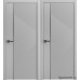 Межкомнатная дверь Fortuna эмаль белая,хром молдинг