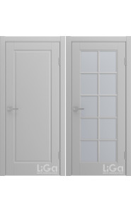 Межкомнатная дверь Amore Эмаль светло-серая