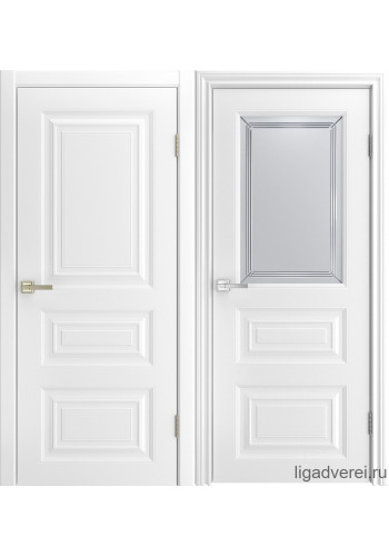 Межкомнатная дверь Largo-3 эмаль белая