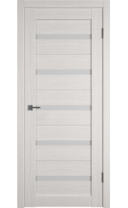 Межкомнатная дверь Atum 7, со стеклом, цвет Bianco