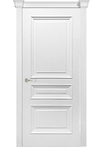 Дверь Багетто 1 Белая эмаль ДГ