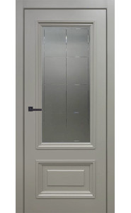 Дверь Бостон 2 Мокко эмаль со стеклом