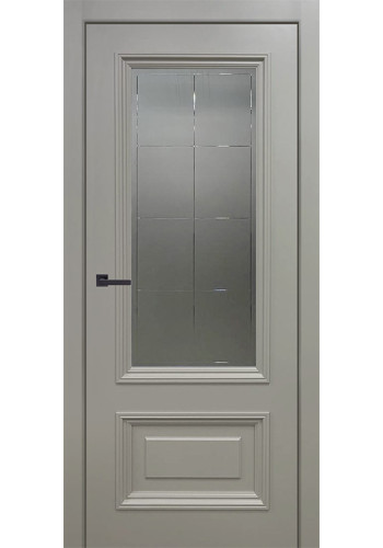 Дверь Бостон 2 Мокко эмаль со стеклом