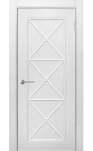 Дверь Британия 2 Белая эмаль ДГ