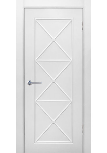 Дверь Британия 2 Белая эмаль ДГ