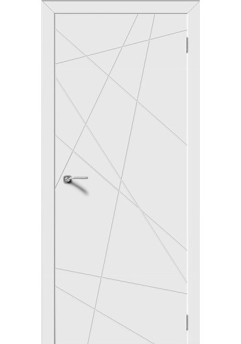 Дверь Вектор  Белая эмаль ДГ