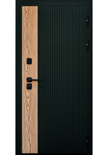 Дверь входная Дива 74  Дуб/Олива софт