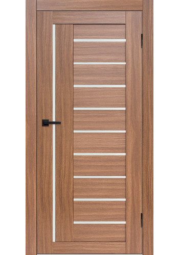 Дверь БЕТА Орех со стеклом