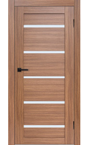 Дверь ЙОТА Орех со стеклом