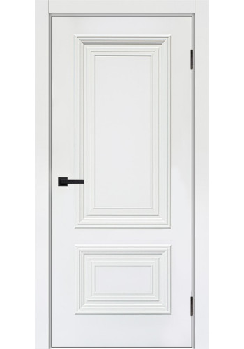 Дверь Багет 2 Белая эмаль ДГ
