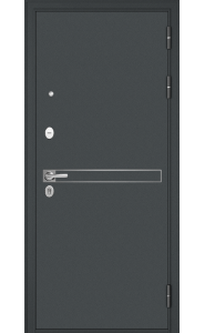 Дверь Мастино TRAST MASS МР Черный муар металлик D-4 КАЛЕ